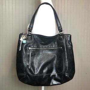 Coach Black Leather Bag